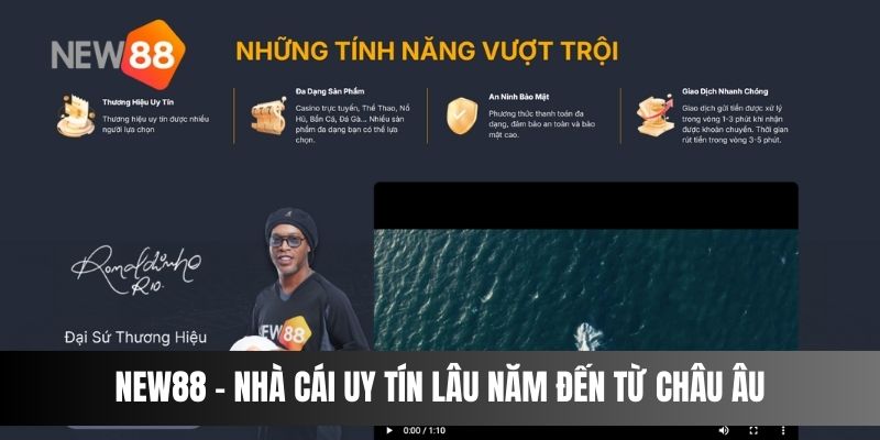 NEW88 - Nhà cái uy tín lâu năm đến từ châu Âu